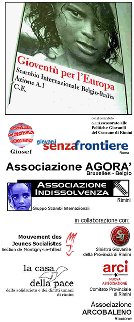 Programma Gioventù Scambio giovanile internazionale italia - belgio Rimini Andrea Zanzini