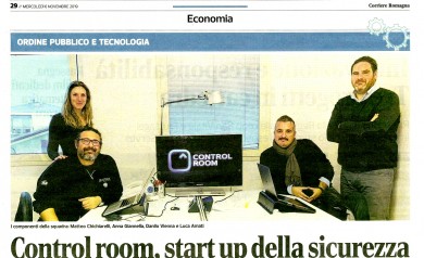 Corriere Romagna 07-11-2019_control room startup