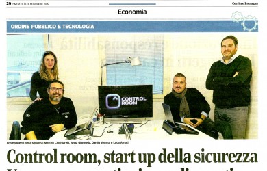 Corriere Romagna 07-11-2019_control room startup
