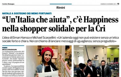 Happiness for Croce rossa charity related marketing